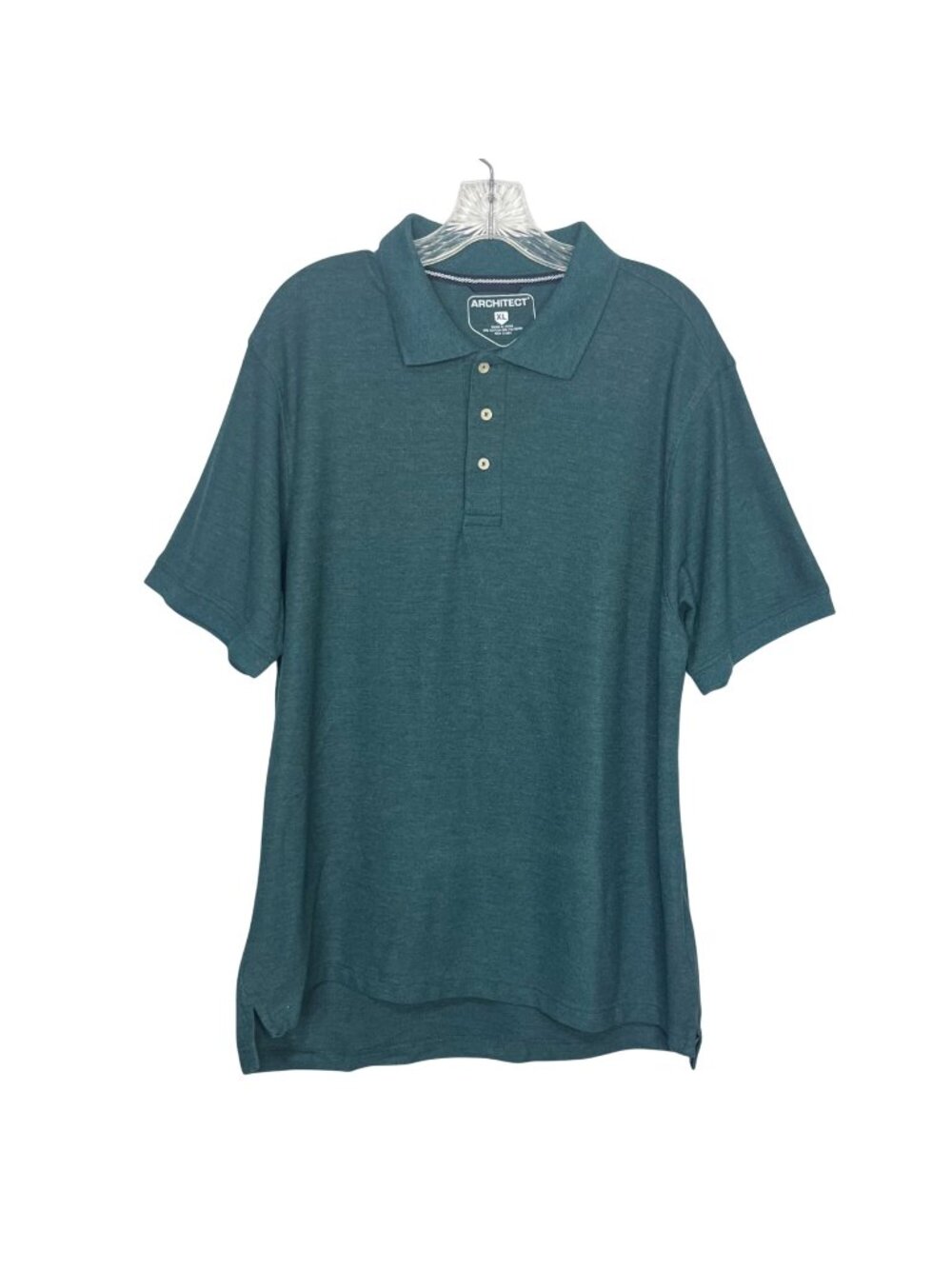 Architect Golf Polo Shirt Mens XL Green Short Sleeves Casual Summer